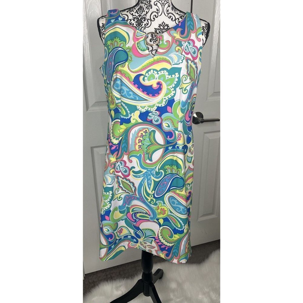 Ronni Nicole Vintage Look Paisley Dress Women’s Size 10